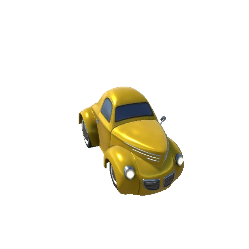 Cartoon Hot Rod MK1 yellow